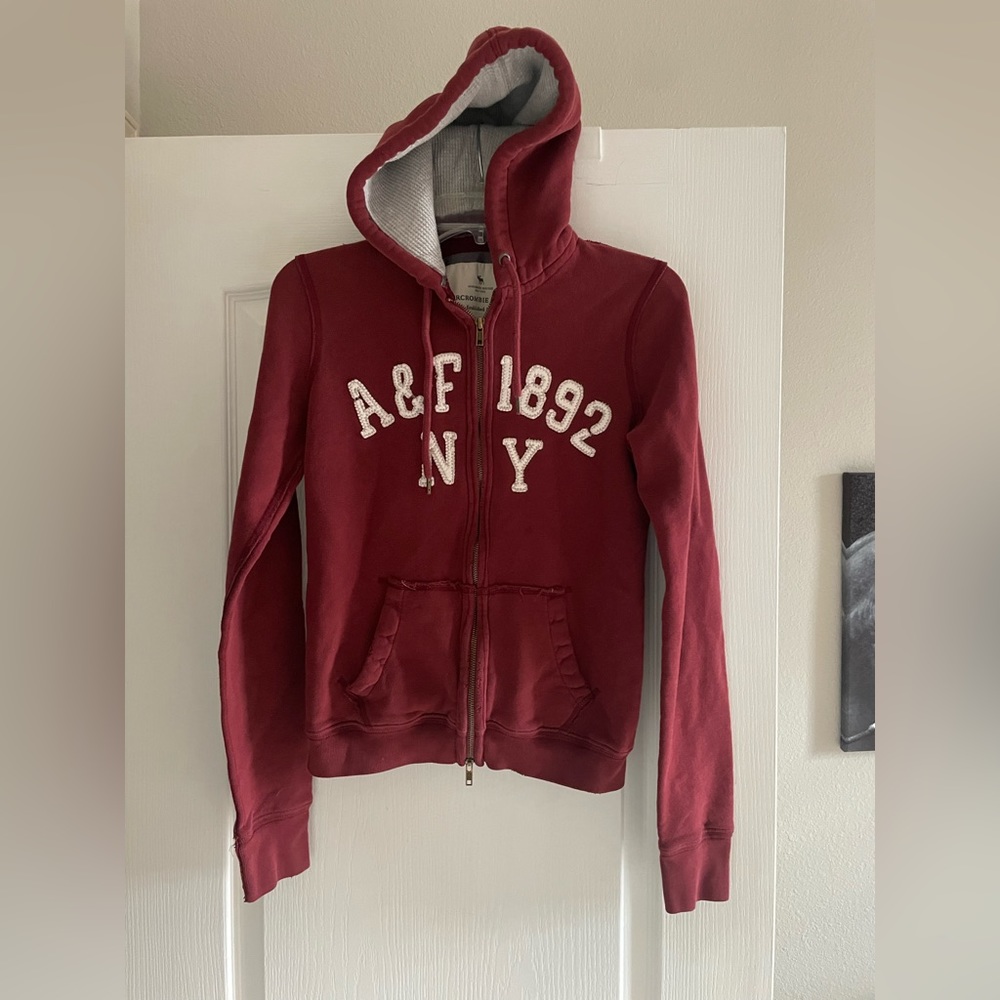 Abercrombie Hoodie - Maroon